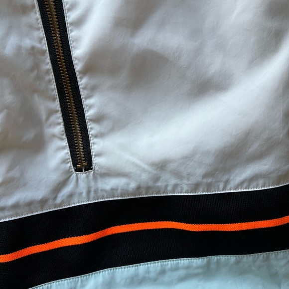 P.E Nation Man Up Windbreaker Jacket Womens M Full Zip Hood Color Block, Outdoor - Picture 2 of 12